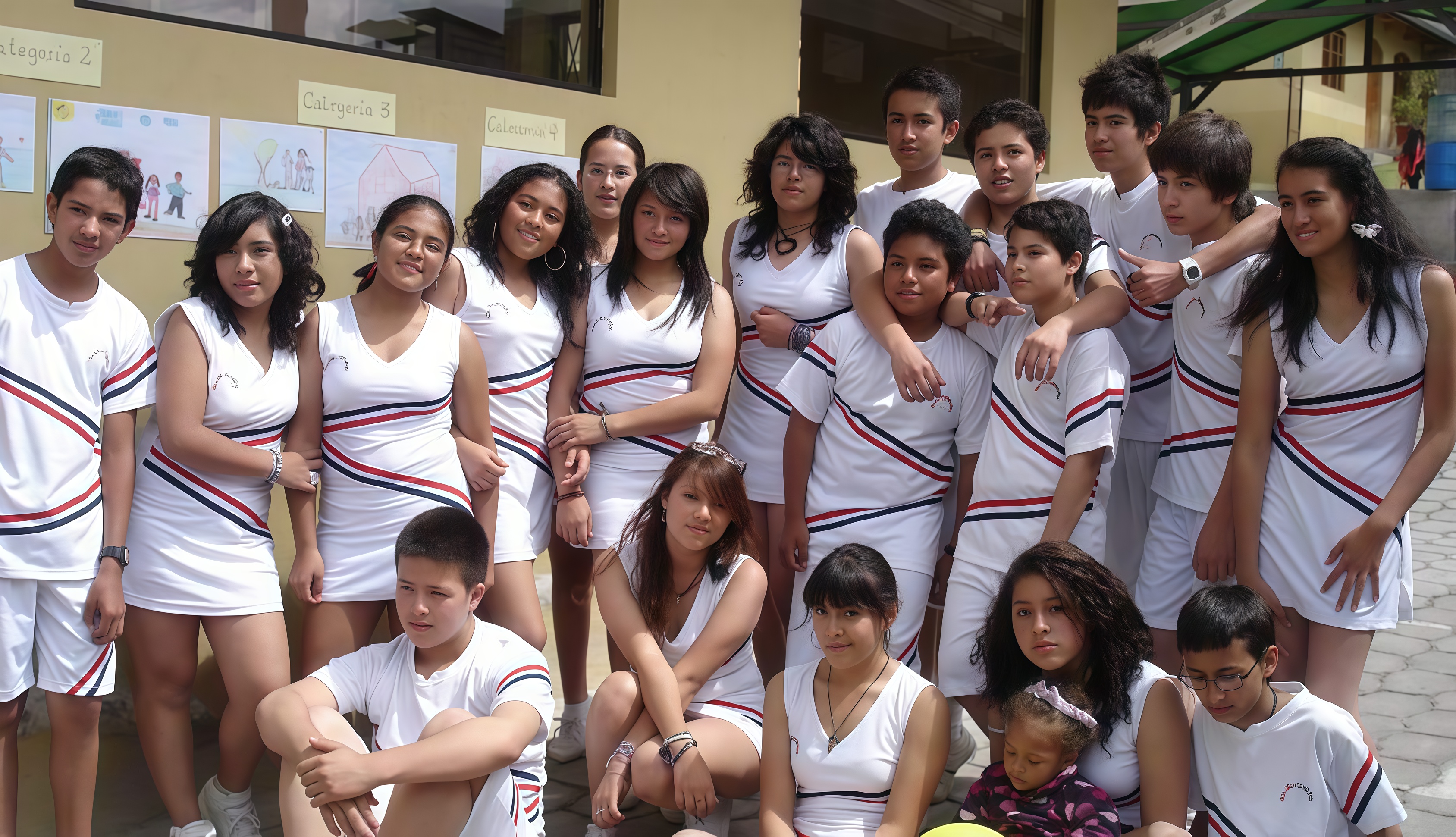 Grupo de jóvenes en actividades del centro